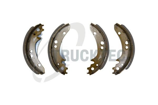 0235502 Trucktec Колодки гальмівні задні, барабанні